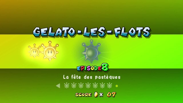 Super Mario Sunshine – Gelato-les-flots : soleil n°8 La fête des pastèques