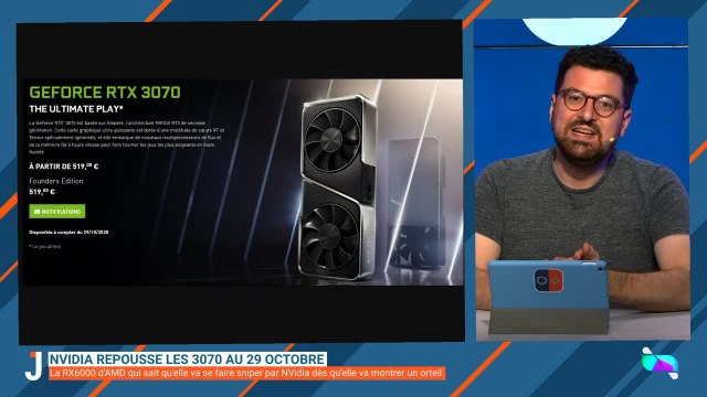 LE JOURNAL: Nvidia repousse les 3070 au 29 octobre