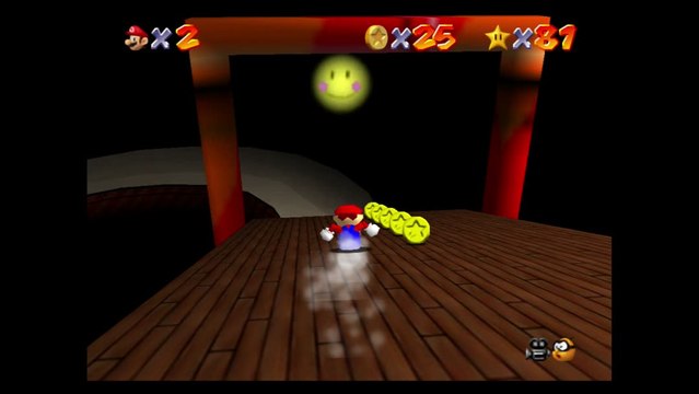Super Mario 64 – Trop haute montagne : étoile n°4 Paroi mystérieuse