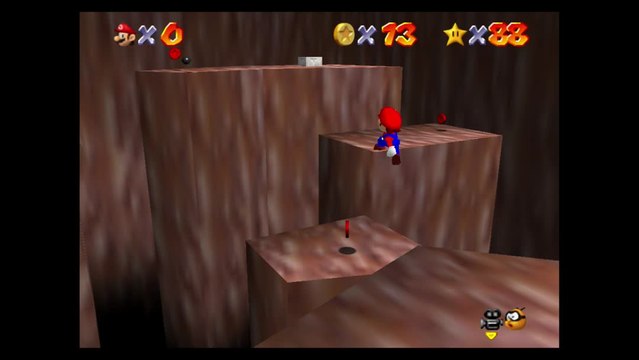 Super Mario 64 – Île grands-petits : étoile n°5 Pièces rouges du gigoteur