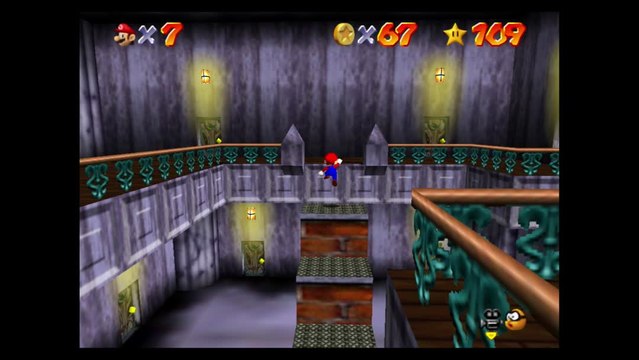 Super Mario 64 – Manoir de Big Boo : étoile des 100 pièces
