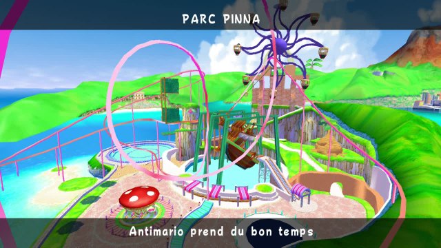 Super Mario Sunshine – Parc Pinna : soleil n°7 Antimario prend du bon temps