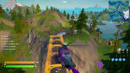 Descargar video: Fortnite, Chapitre 2, saison 4 : Danser sur 5 ponts de couleur en une partie (Défis exp à gogo, semaine 3)