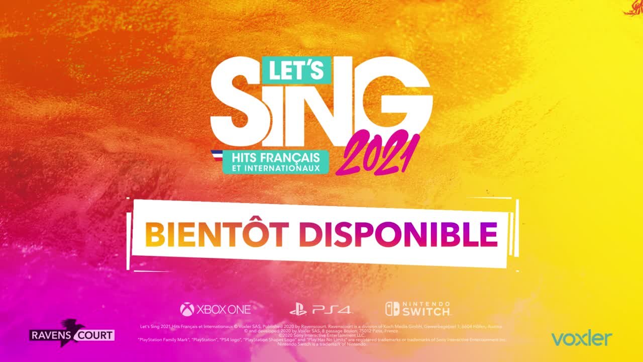 Let's Sing 2021 : Teaser trailer