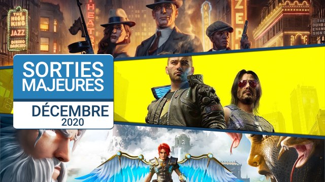 Sorties majeures du mois de décembre 2020