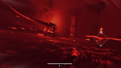 The Pathless - On terrasse le premier boss, Cernos