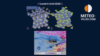 prévisions météo du samedi 2 avril 2022