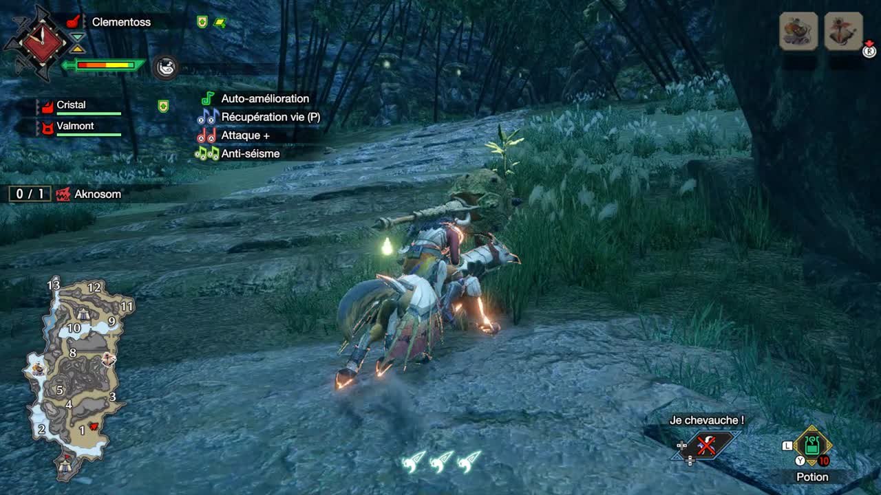 Monster Hunter Rise - Chasse Aknosom bas rang