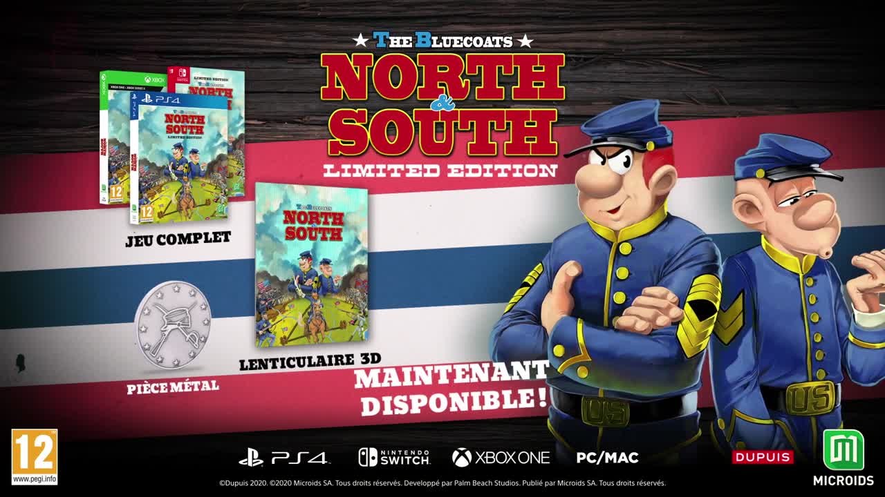 Les Tuniques Bleues : Nord & Sud trailer de lancement