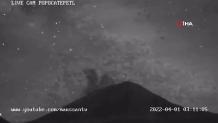 Meksika'daki Popocatepetl yanardağı yakınlarında göktaşı görüldü