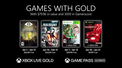 Xbox January 2021 Gold