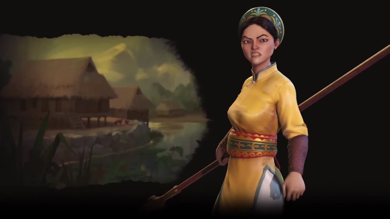 Civilization VI présente Bà Triệu, la combattante à la tête du Vietnam