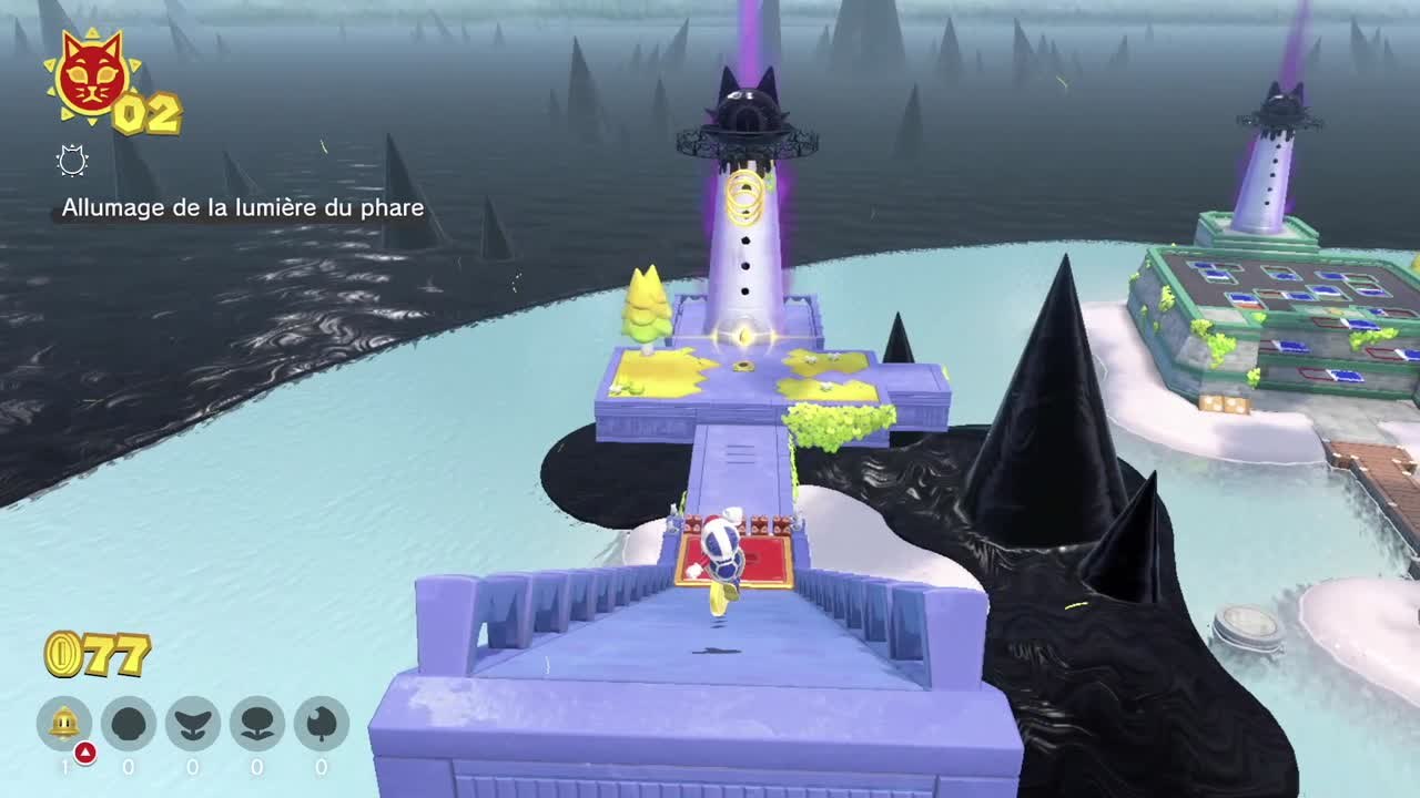 Île de Saute-matou – Allumage de la lumière du phare