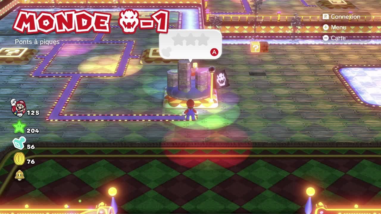 Niveau Bowser-1 : Ponts à piques