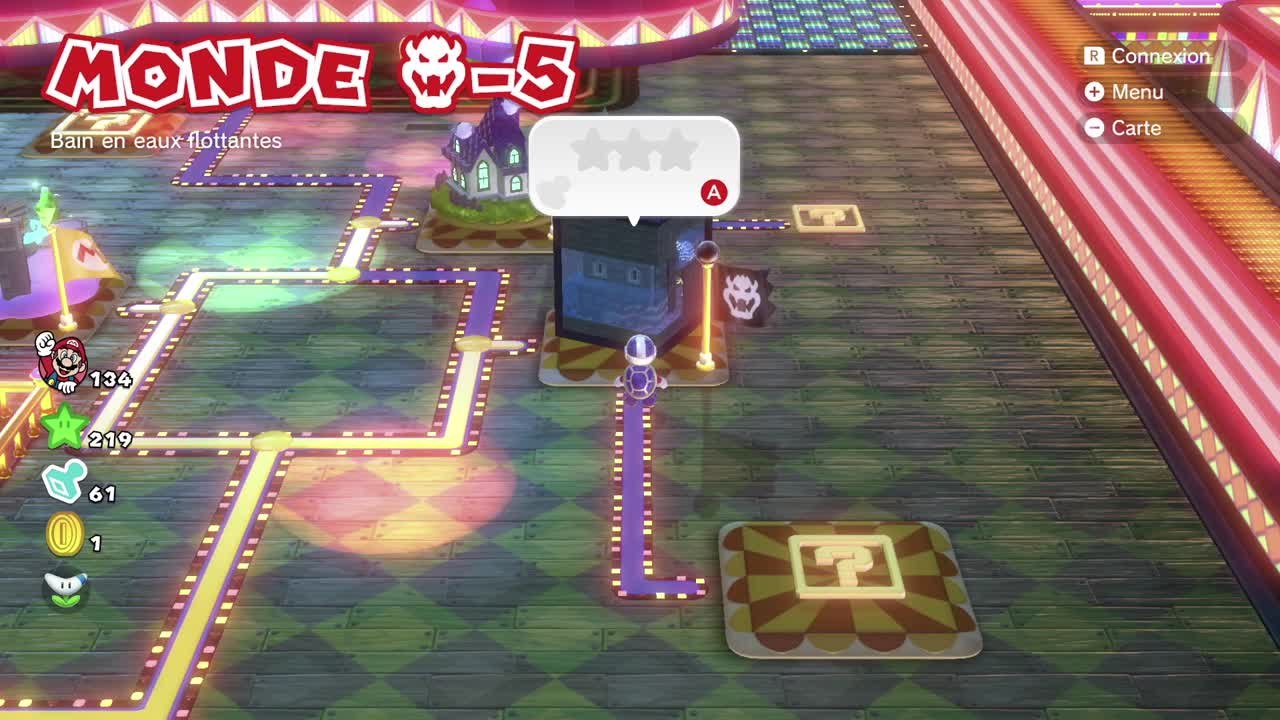 Niveau Bowser-5 : Bain en eaux flottantes