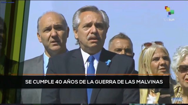 teleSUR Noticias 14:30 02-04: Se cumple 40 años de la guerra de las Malvinas