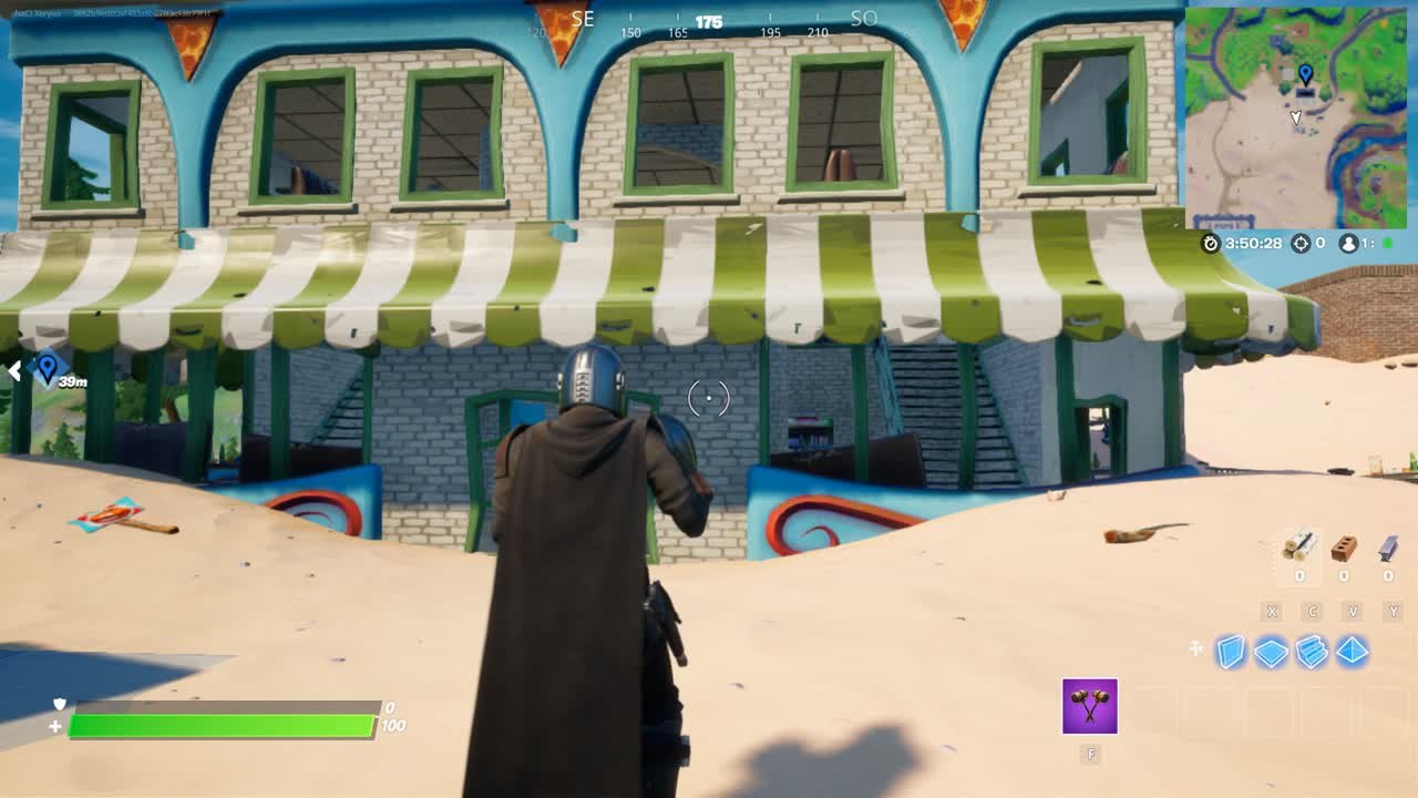 Fortnite, saison 5, quête journalière :Mettre le feu à l'autel de la tomate et danser devant près de Pizza Pit ou au food truck de Pizza Pete