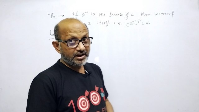 Theorems on group/ Reversal Law/ Uniqueness of Linear Solution. By: A. Prakash.