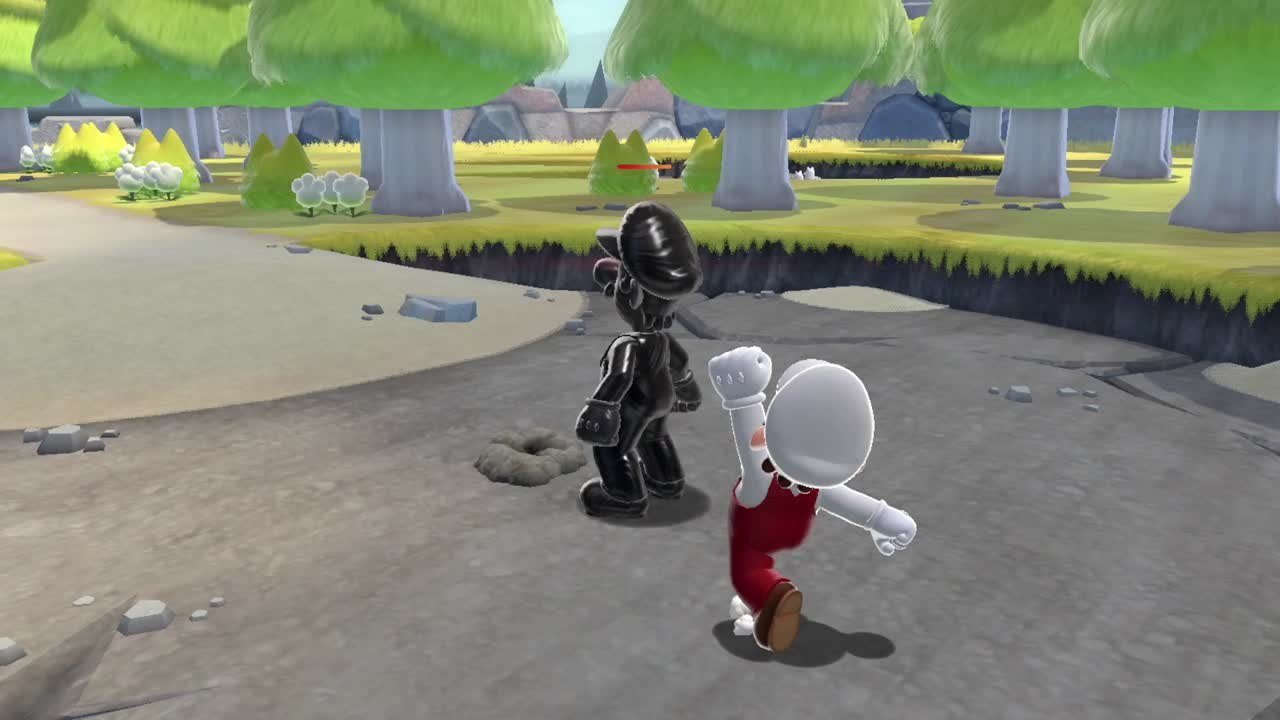 Île des Pas de velours – Traçage de graffiti par Bowser Jr.