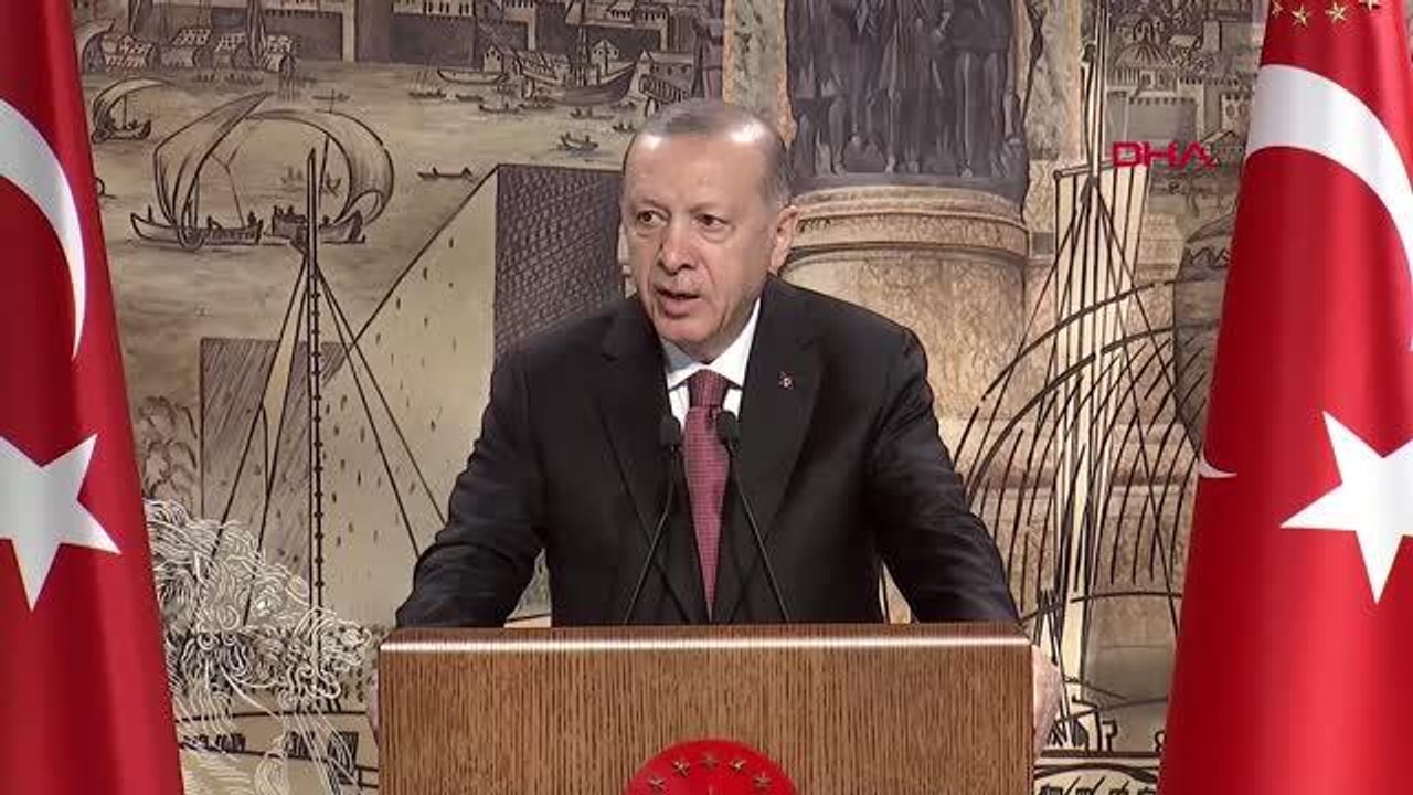 İSTANBUL-CUMHURBAŞKANI ERDOĞAN, BİZ İSTİHDAM VE ÜRETİMLE HEDEFLERİMİZE DOĞRU İLERLİYORUZ