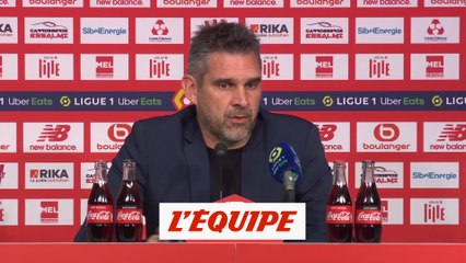 Gourvennec : « On n'a pas été très juste » - Foot - L1 - Lille