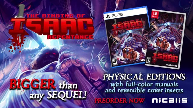 The Binding of Isaac Repentance - Physical Edition Teaser Trailer