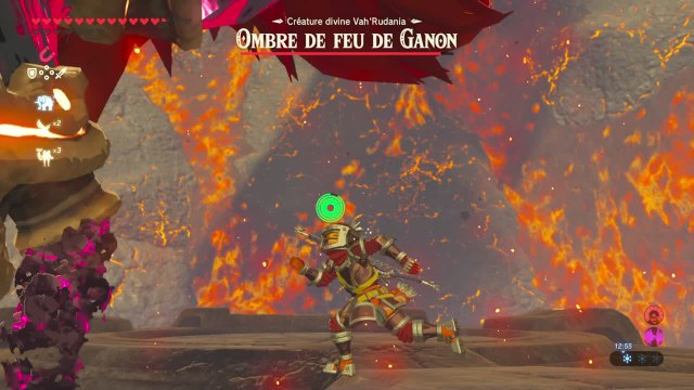 Zelda Breath of the Wild - Ombre de feu de Ganon