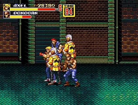 Streets of Rage 2 online multiplayer - megadrive