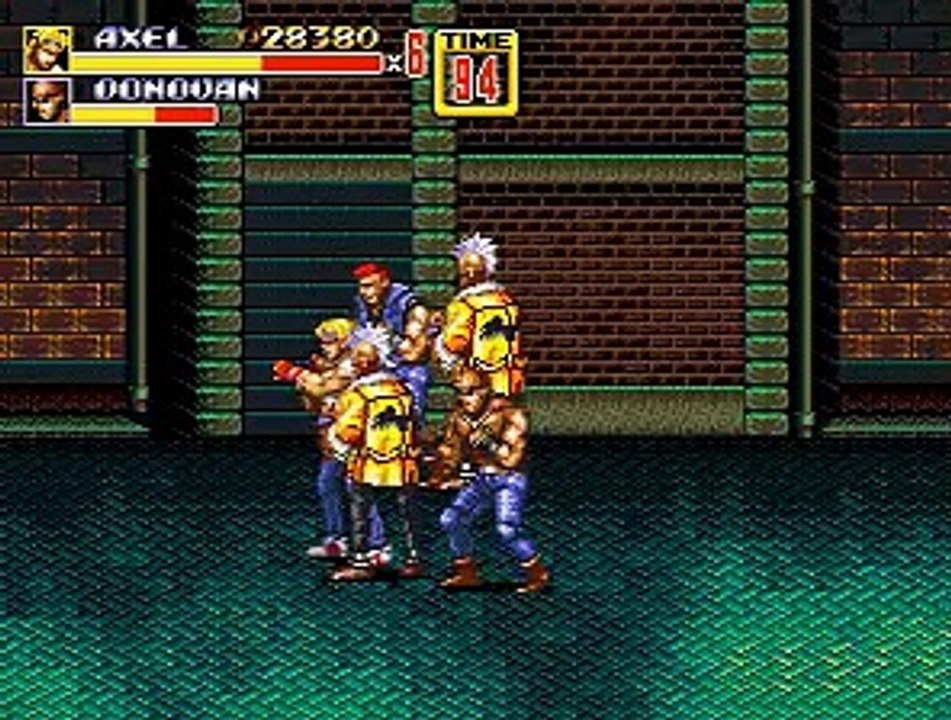 Streets of Rage 2 online multiplayer - megadrive