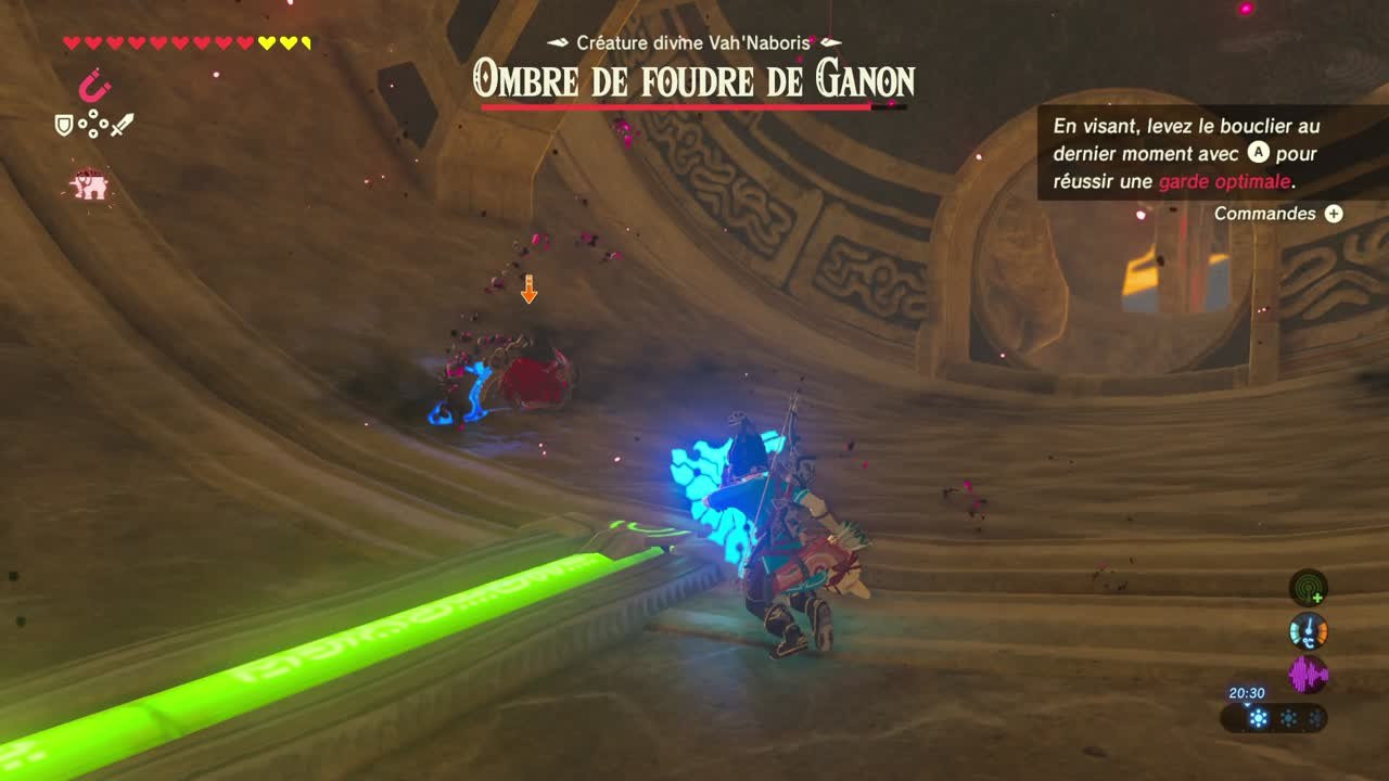 Zelda Breath of the Wild - Ombre de foudre de Ganon