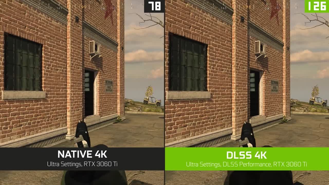 Warzone - DLSS 4K comparaison