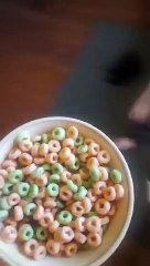 Mom Serves Son Frozen Cereal for April Fools' Day