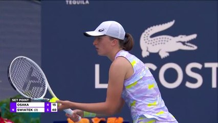 Miami - Swiatek surclasse Osaka et réalise le "Sunshine Double"