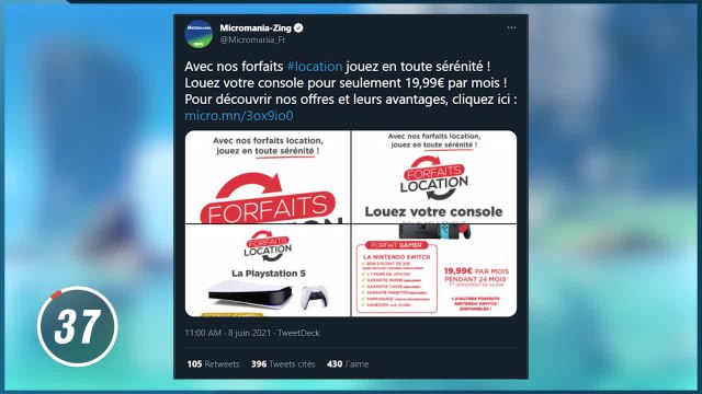 JVCOM Daily #191'' - PS5, Xbox Series, Switch: Micromania lance un service de location de consoles ! -09/06/21