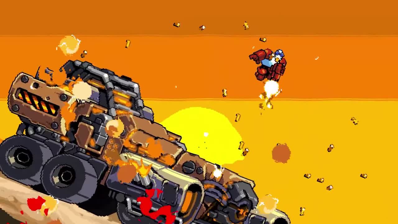 Mighty Goose : un run and gun explosif dont l'héroïne est une oie