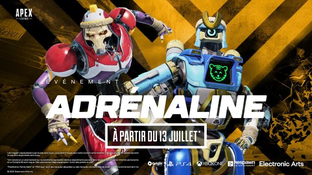 Apex Legends - Présentation de l'événement Adrénaline