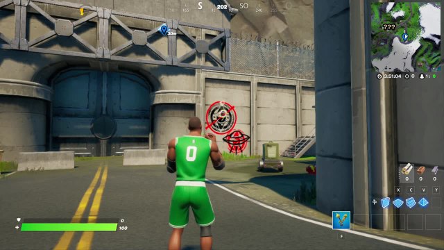 Fortnite, saison 7 : Chercher un mur couvert de graffitis à Hydro 16 ou près de Catty Corner (défis de la semaine 2)