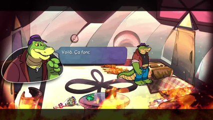 BROK the InvestiGator : démonstration du mélange entre un point'n click et un beat'em all