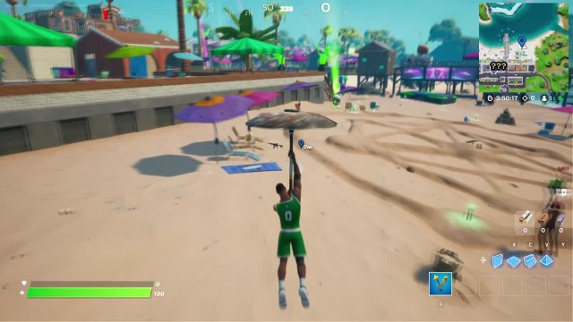 Fortnite, saison 7 : Placer des enceintes à Believer Beach (défis légendaires de semaine 3)