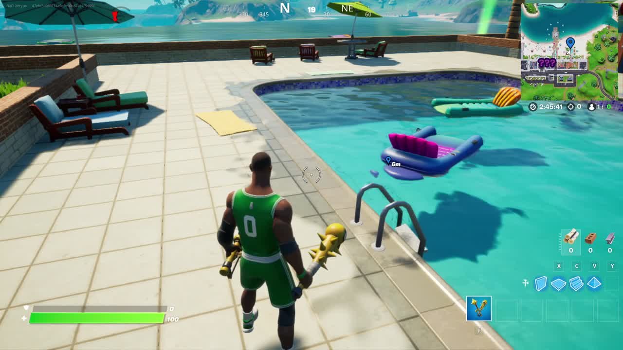 Fortnite, saison 7 Placer des canards en plastique à Retail Row