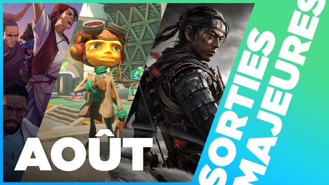 Les sorties majeures du mois d'août 2021