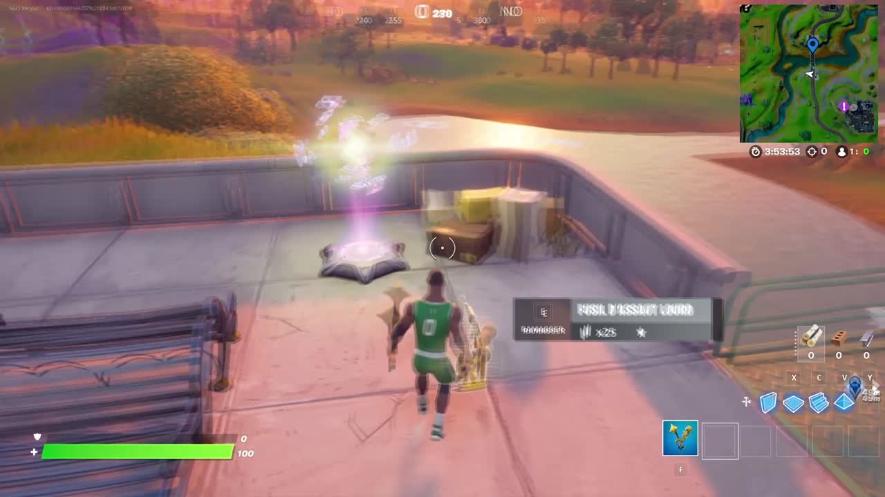 Fortnite, saison 7 : Utiliser une dalle holographique extraterrestre à Weeping Woods ou sur le pont en acier vert (Défis du Rift Tour)