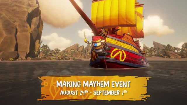 Sea of Thieves : Mayhem Ship Set Reveal Trailer - gamescom 2021