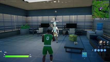 Fortnite, saison 7 : Livrer une soucoupe à Rick Sanchez à l'antenne de l'audace (défis de la semaine 12)