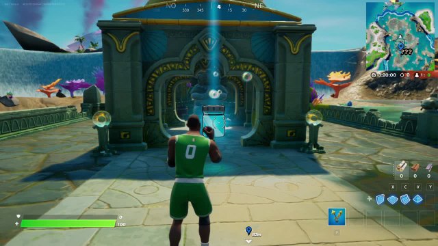 Fortnite, saison 8, skin Poiscaille cartoon : Emplacement des trois bocaux Bleu glacé notre guide