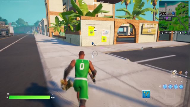 Fortnite, saison 7 : Placer des pièces sur la carte (défis Free Guy)