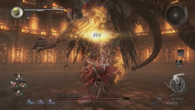 Nioh, boss : Cents yeux