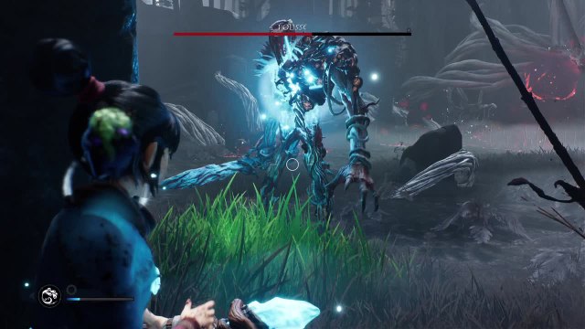 Combat de boss contre Pousse