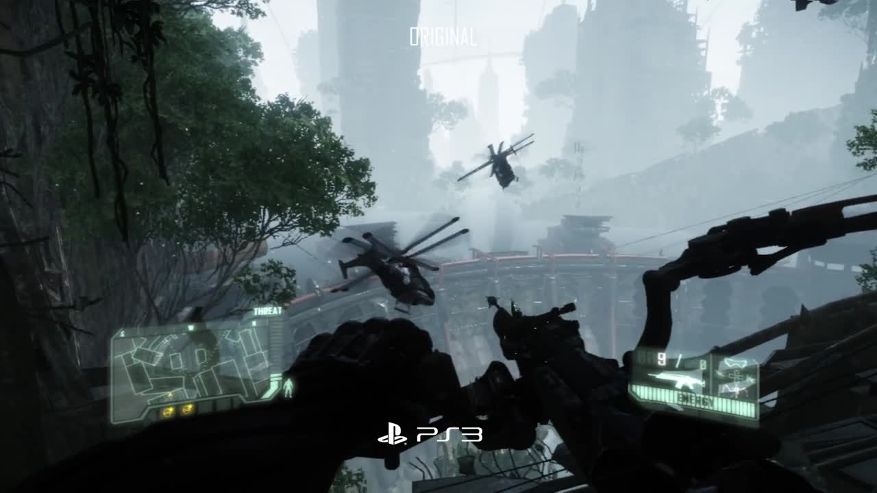 Crysis Remastered Trilogy : comparo de la version PS5 avec la version PS3