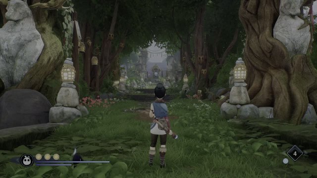 Kena Bridge of Spirits : gameplay (exploration, énigmes, combat) sur PS5 en 60fps